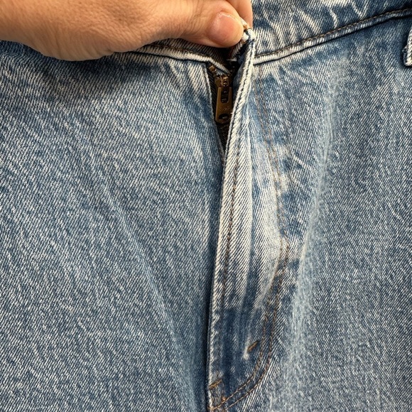 ABERCROMBIE & FITCH The 90's high rise straight plus size medium wash jean 16L - Picture 4 of 15